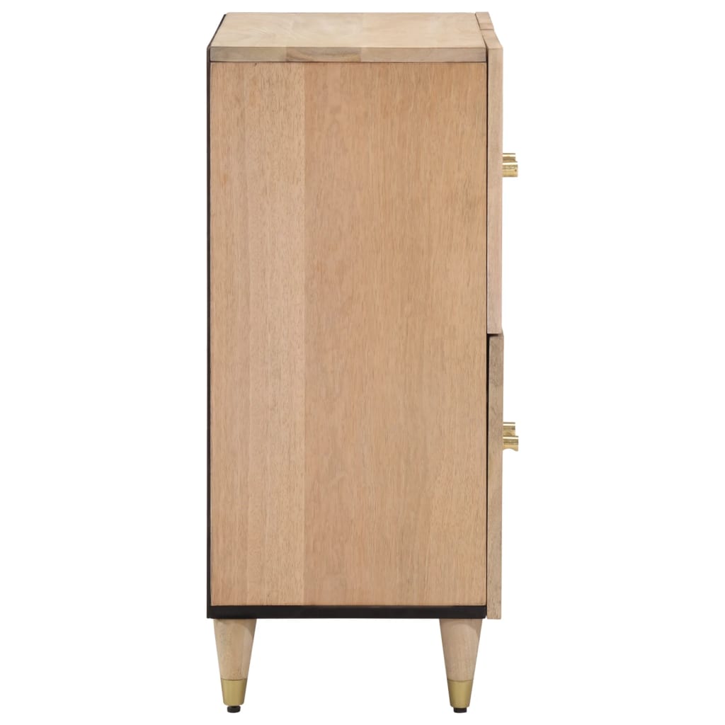 Credenza 60x33x75 cm in Legno Massello di Mango