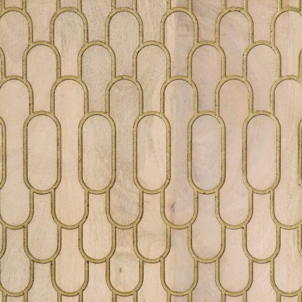 Credenza 40x33x110 cm in Legno Massello di Mango