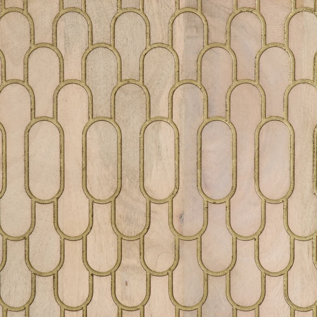 Credenza 60x33x110 cm in Legno Massello di Mango