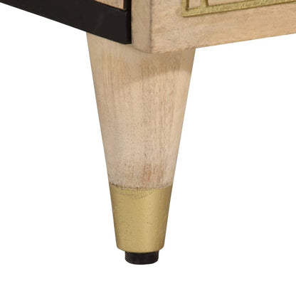 Credenza 60x33x110 cm in Legno Massello di Mango