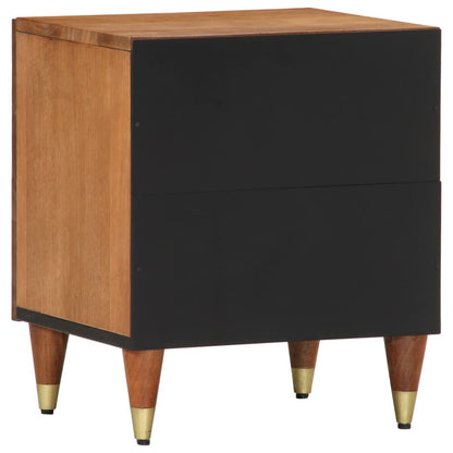 Comodino 40x33x46 cm in Legno Massello di Mango | homemem39