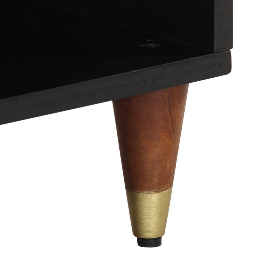 Tavolino da Salotto 80x50x40 cm Legno Massello di Mango | homemem39