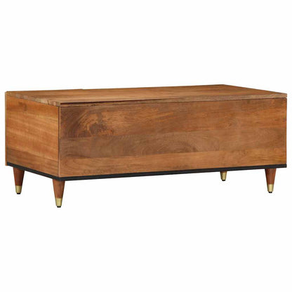 Tavolino da Salotto 100x54x40 cm in Legno Massello di Mango | homemem39