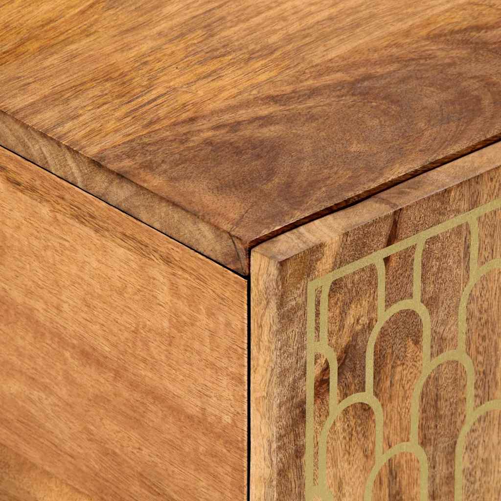 Tavolino da Salotto 100x54x40 cm in Legno Massello di Mango | homemem39