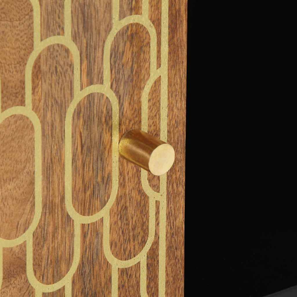Tavolino da Salotto 100x54x40 cm in Legno Massello di Mango | homemem39