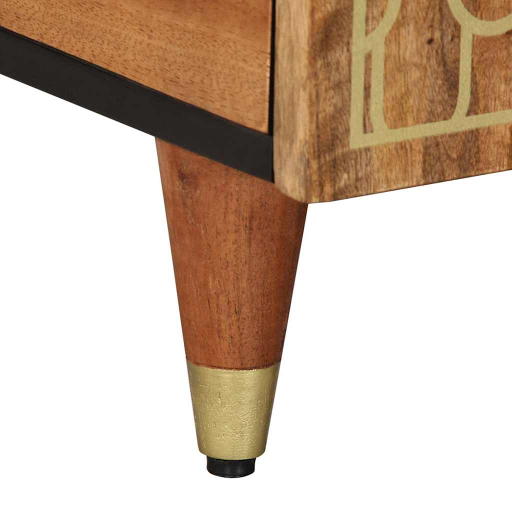 Tavolino da Salotto 100x54x40 cm in Legno Massello di Mango | homemem39