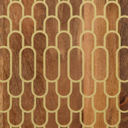 Tavolino da Salotto 100x54x40 cm in Legno Massello di Mango | homemem39