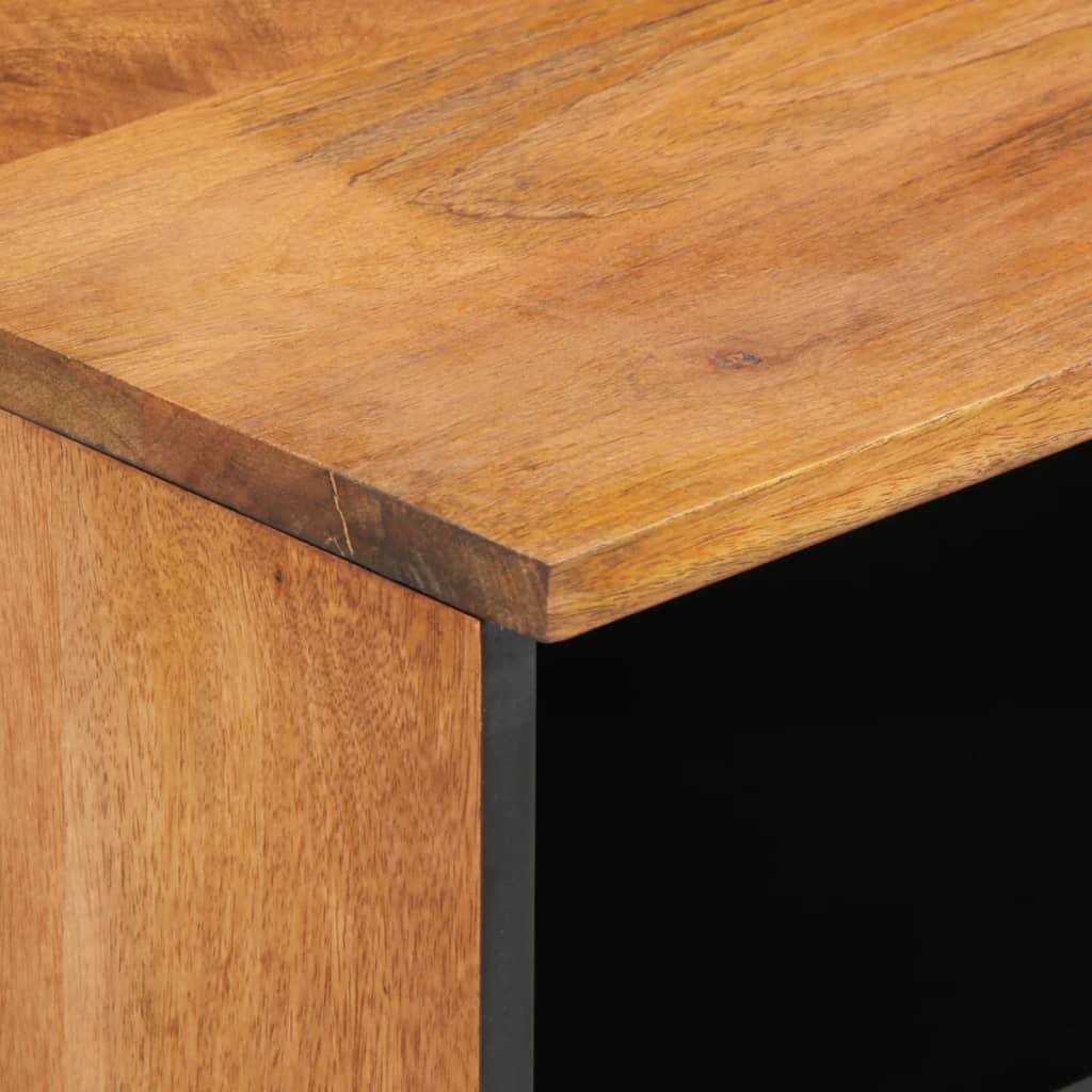 Mobile Porta TV 100x33x46 cm in Legno Massello di Mango - homemem39