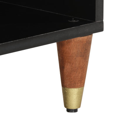 Mobile Porta TV 80x33x46 cm in Legno Massello di Mango - homemem39