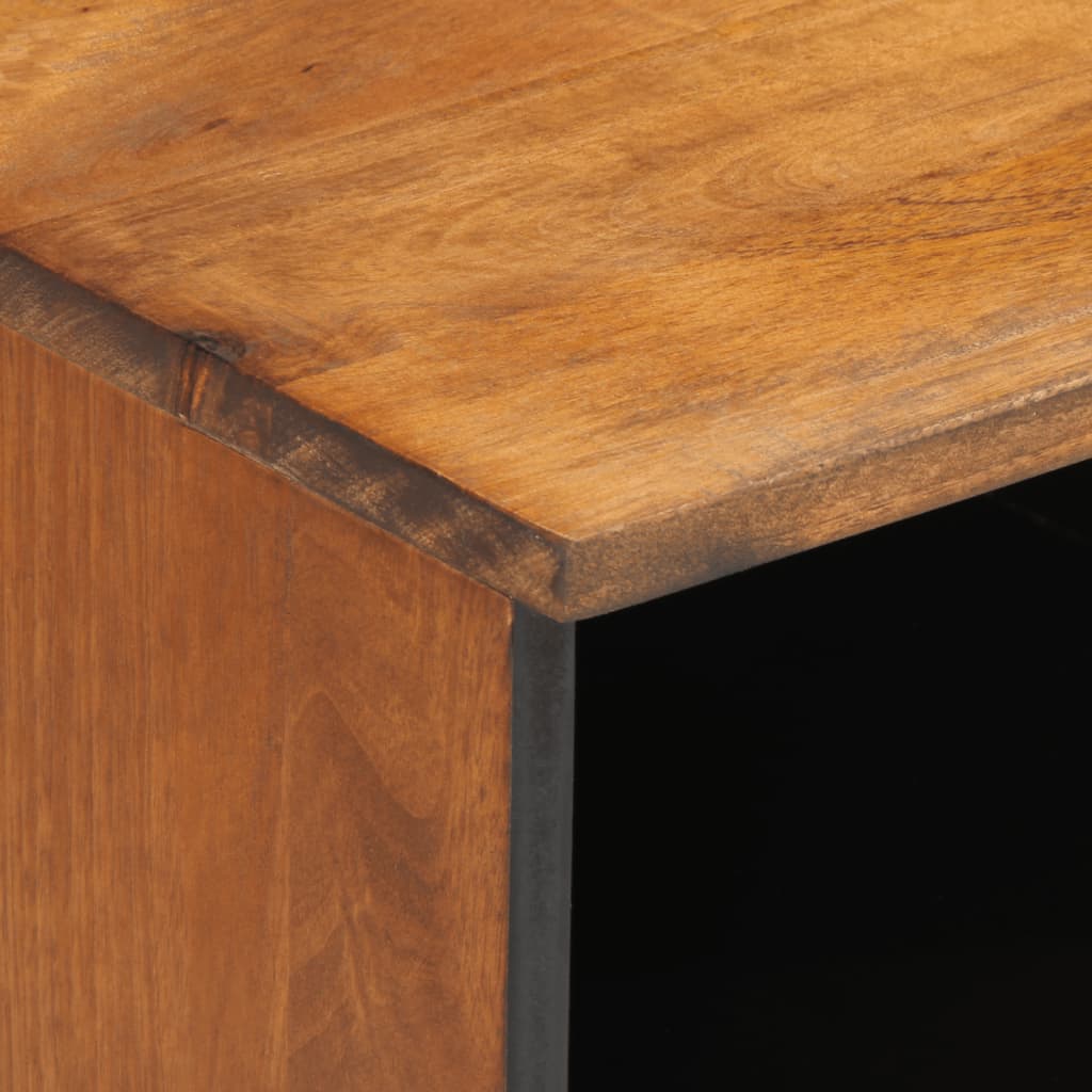 Mobile Porta TV 100x33x46 cm in Legno Massello di Mango - homemem39