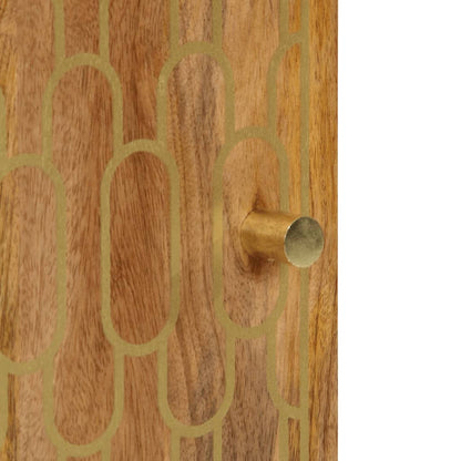 Credenza 40x33x75 cm in Legno Massello di Mango