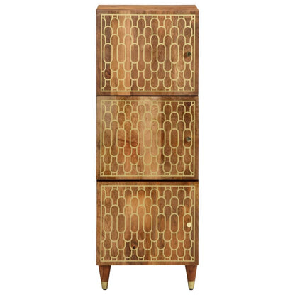 Credenza 40x33x110 cm in Legno Massello di Mango