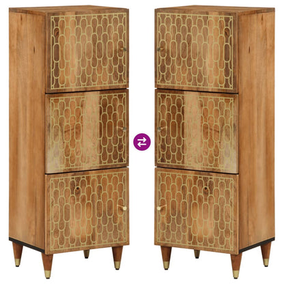 Credenza 40x33x110 cm in Legno Massello di Mango