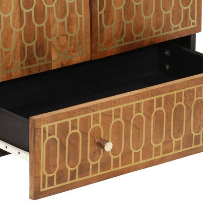 Credenza 60x33x110 cm in Legno Massello di Mango