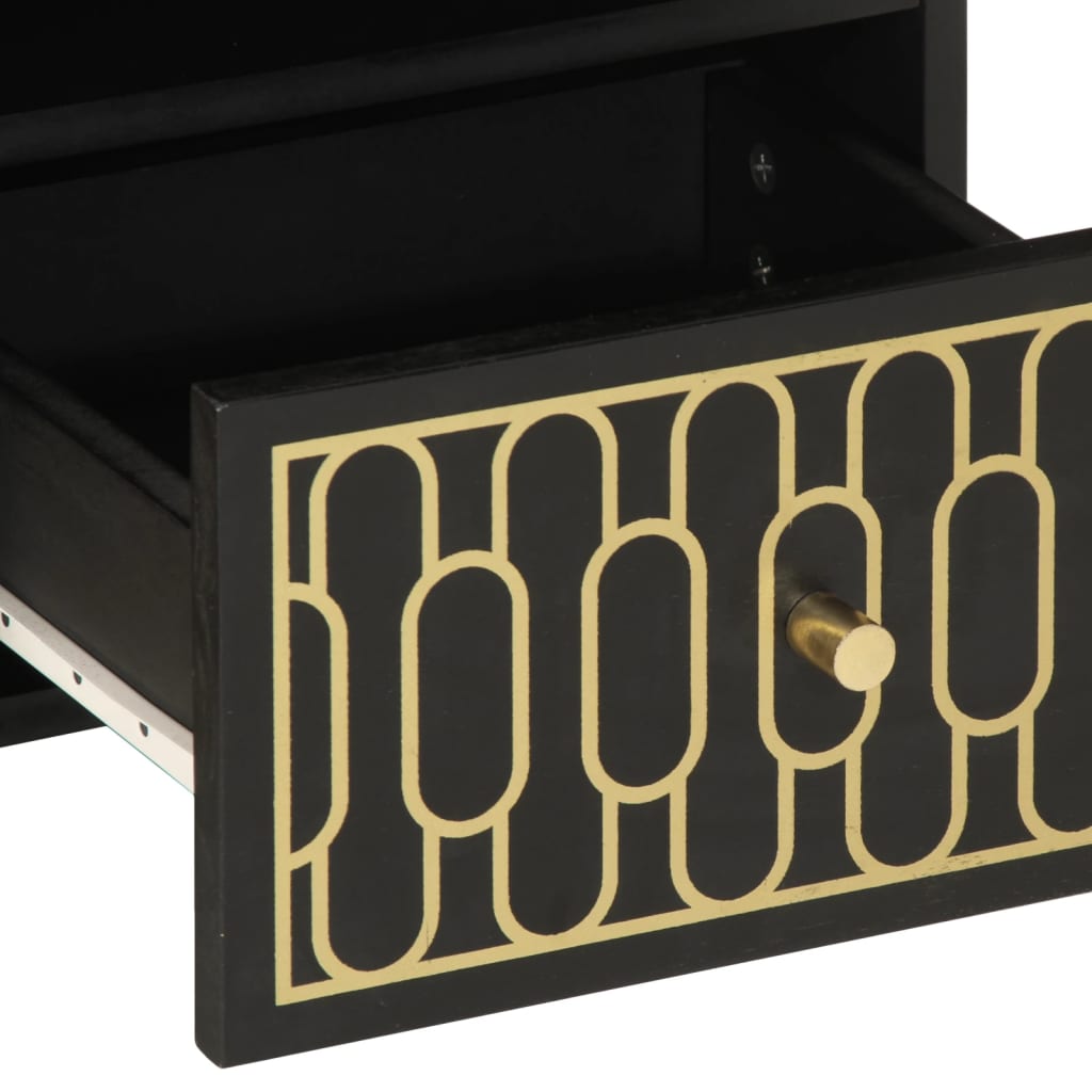 Mobile Porta TV 70x33x46 cm in Legno Massello di Mango - homemem39