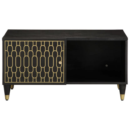 Tavolino da Salotto 80x50x40 cm Legno Massello di Mango | homemem39