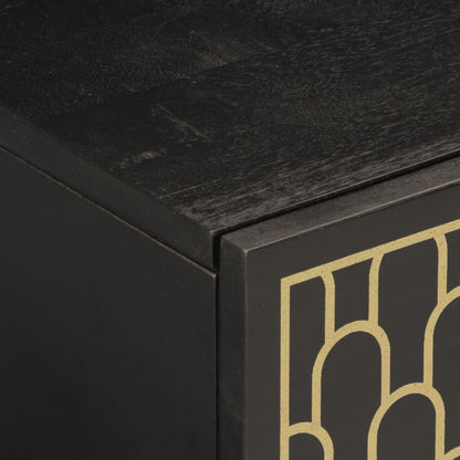 Tavolino da Salotto 80x50x40 cm Legno Massello di Mango | homemem39