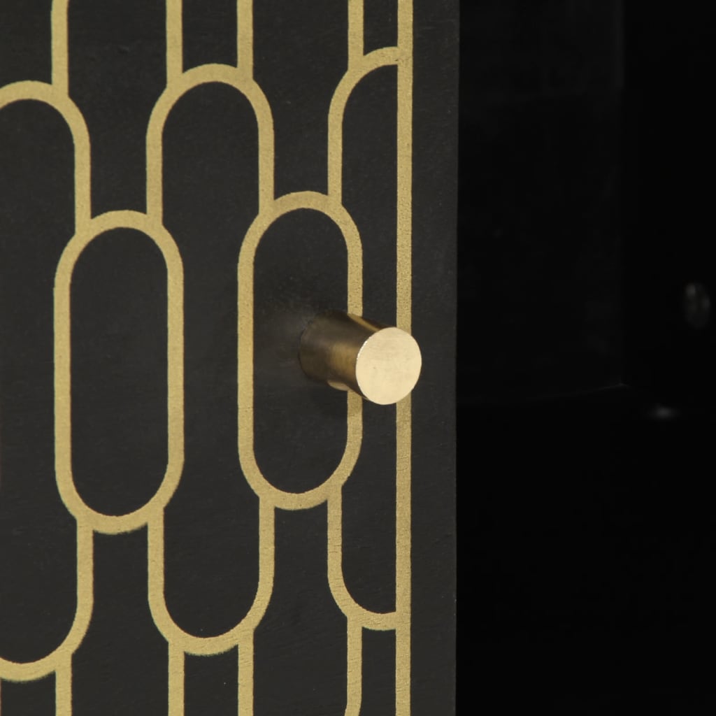 Tavolino da Salotto 80x50x40 cm Legno Massello di Mango | homemem39
