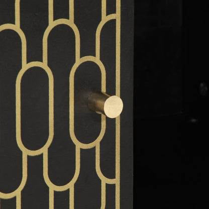 Tavolino da Salotto 80x50x40 cm Legno Massello di Mango | homemem39