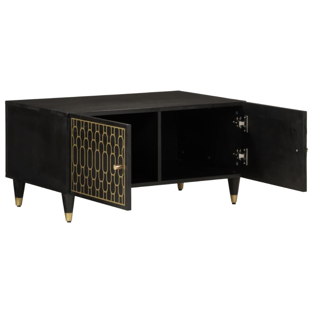 Tavolino da Salotto 80x50x40 cm Legno Massello di Mango | homemem39
