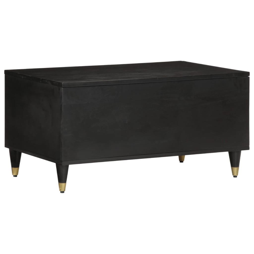 Tavolino da Salotto 80x50x40 cm Legno Massello di Mango | homemem39