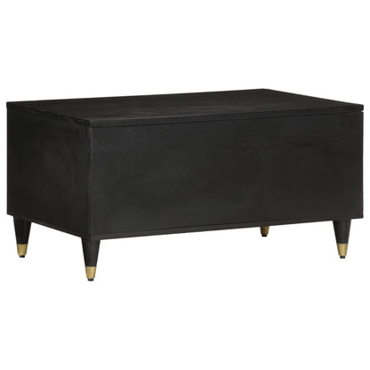 Tavolino da Salotto 80x50x40 cm Legno Massello di Mango | homemem39