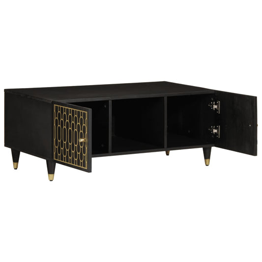 Tavolino da Salotto 100x54x40 cm in Legno Massello di Mango | homemem39