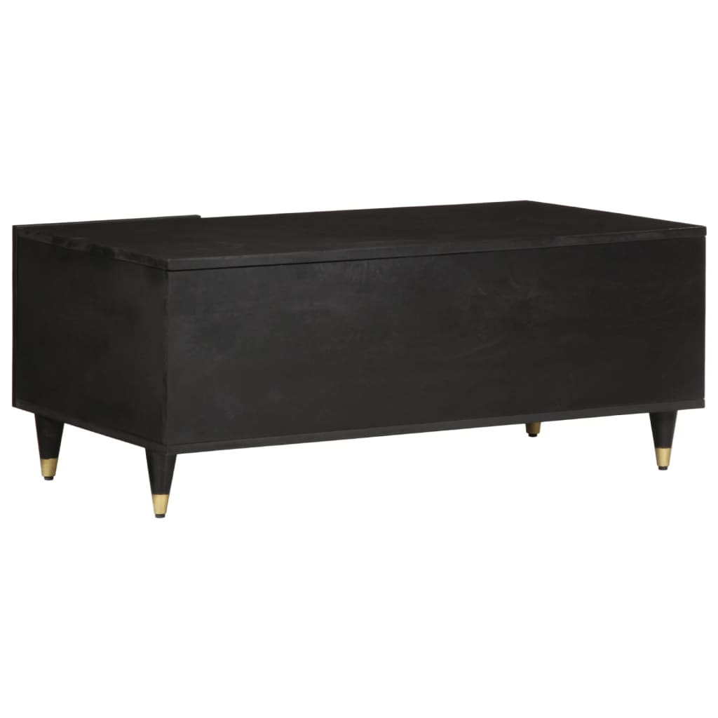 Tavolino da Salotto 100x54x40 cm in Legno Massello di Mango | homemem39