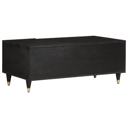 Tavolino da Salotto 100x54x40 cm in Legno Massello di Mango | homemem39