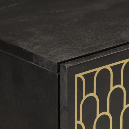 Credenza 80x33x75 cm in Legno Massello di Mango - homemem39