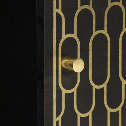 Credenza 80x33x75 cm in Legno Massello di Mango - homemem39