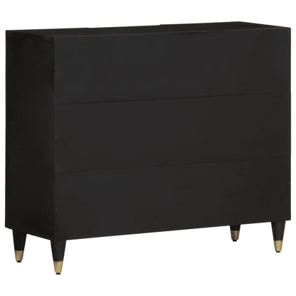 Credenza 90x33x75 cm in Legno Massello di Mango