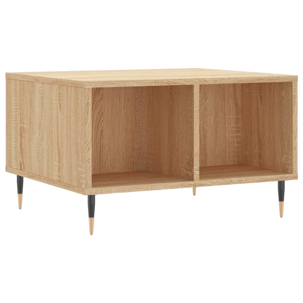 Tavolino Salotto Rovere Sonoma 60x50x36,5 cm Legno Multistrato | homemem39