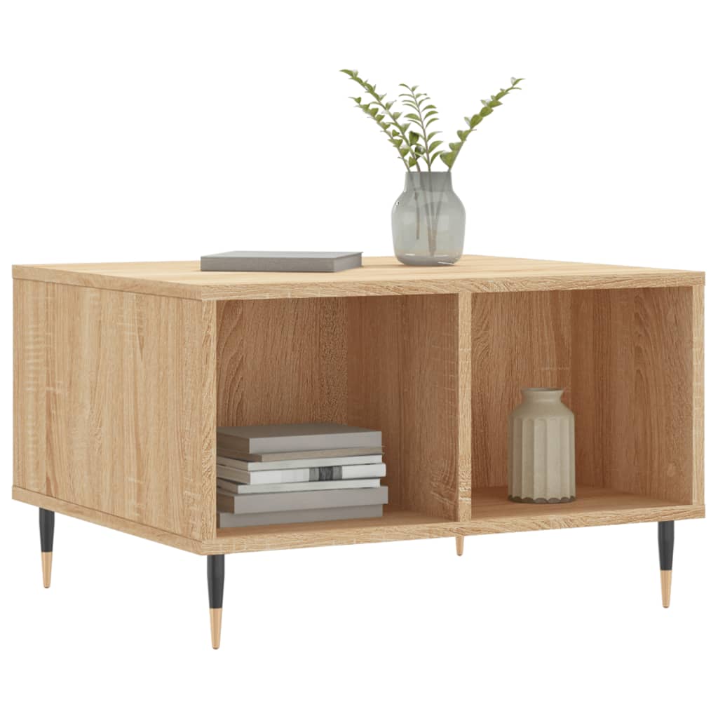 Tavolino Salotto Rovere Sonoma 60x50x36,5 cm Legno Multistrato | homemem39