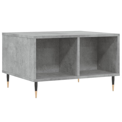 Tavolino Salotto Grigio Cemento 60x50x36,5 cm Legno Multistrato | homemem39
