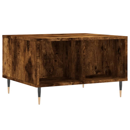 Tavolino da Salotto Rovere Fumo 60x50x36,5 cm Legno Multistrato | homemem39