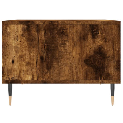 Tavolino da Salotto Rovere Fumo 60x50x36,5 cm Legno Multistrato | homemem39
