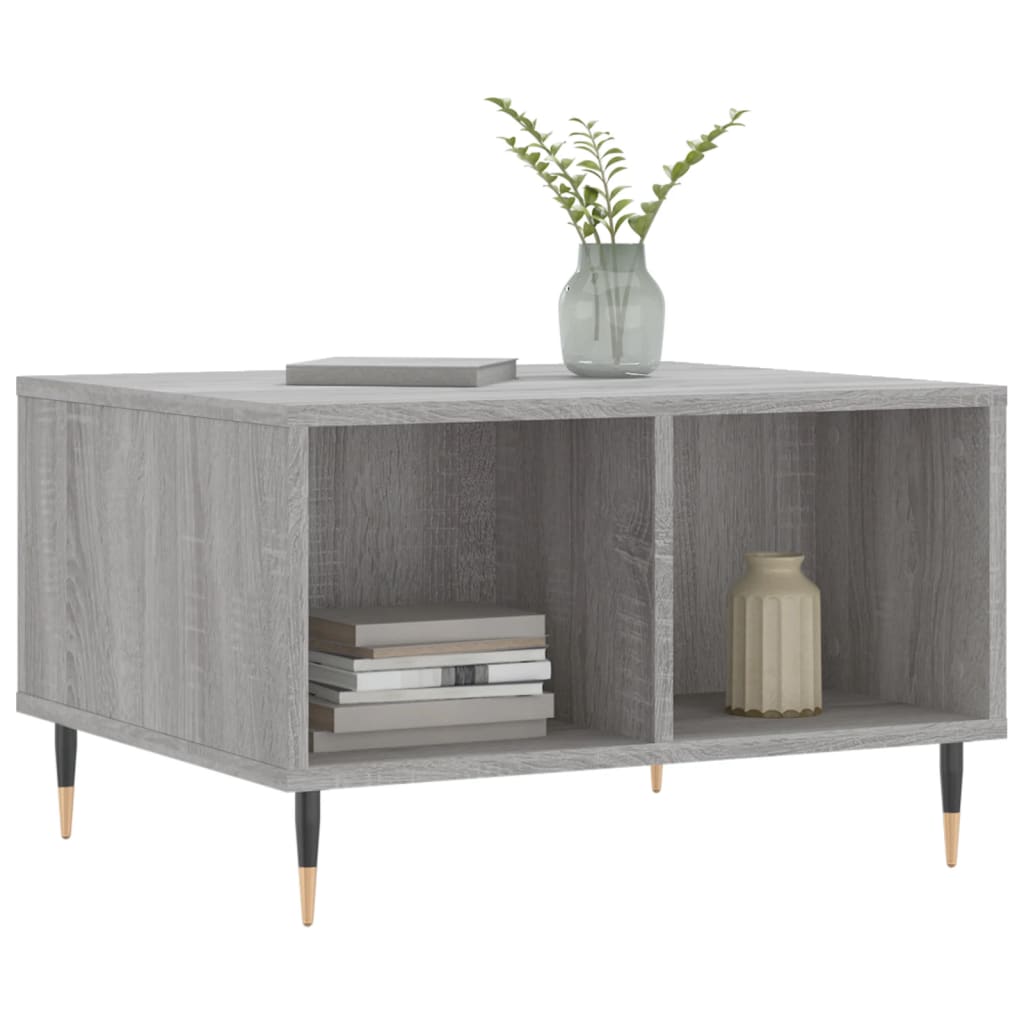 Tavolino da Salotto grigio sonoma 60x50x36,5 cm in Multistrato | homemem39