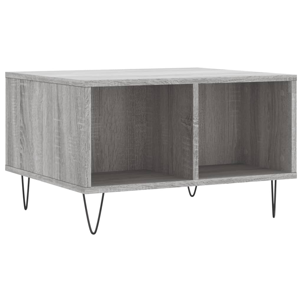Tavolino da Salotto grigio sonoma 60x50x36,5 cm in Multistrato | homemem39
