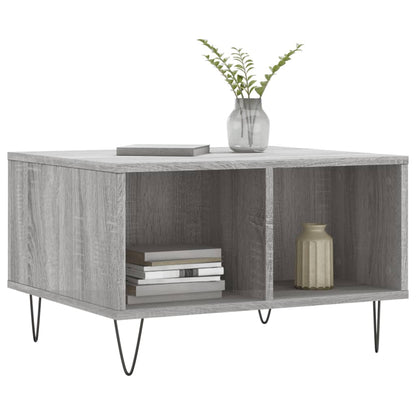 Tavolino da Salotto grigio sonoma 60x50x36,5 cm in Multistrato | homemem39