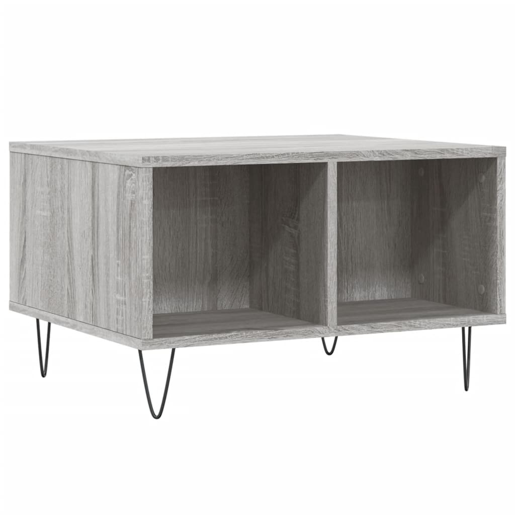 Tavolino da Salotto grigio sonoma 60x50x36,5 cm in Multistrato | homemem39