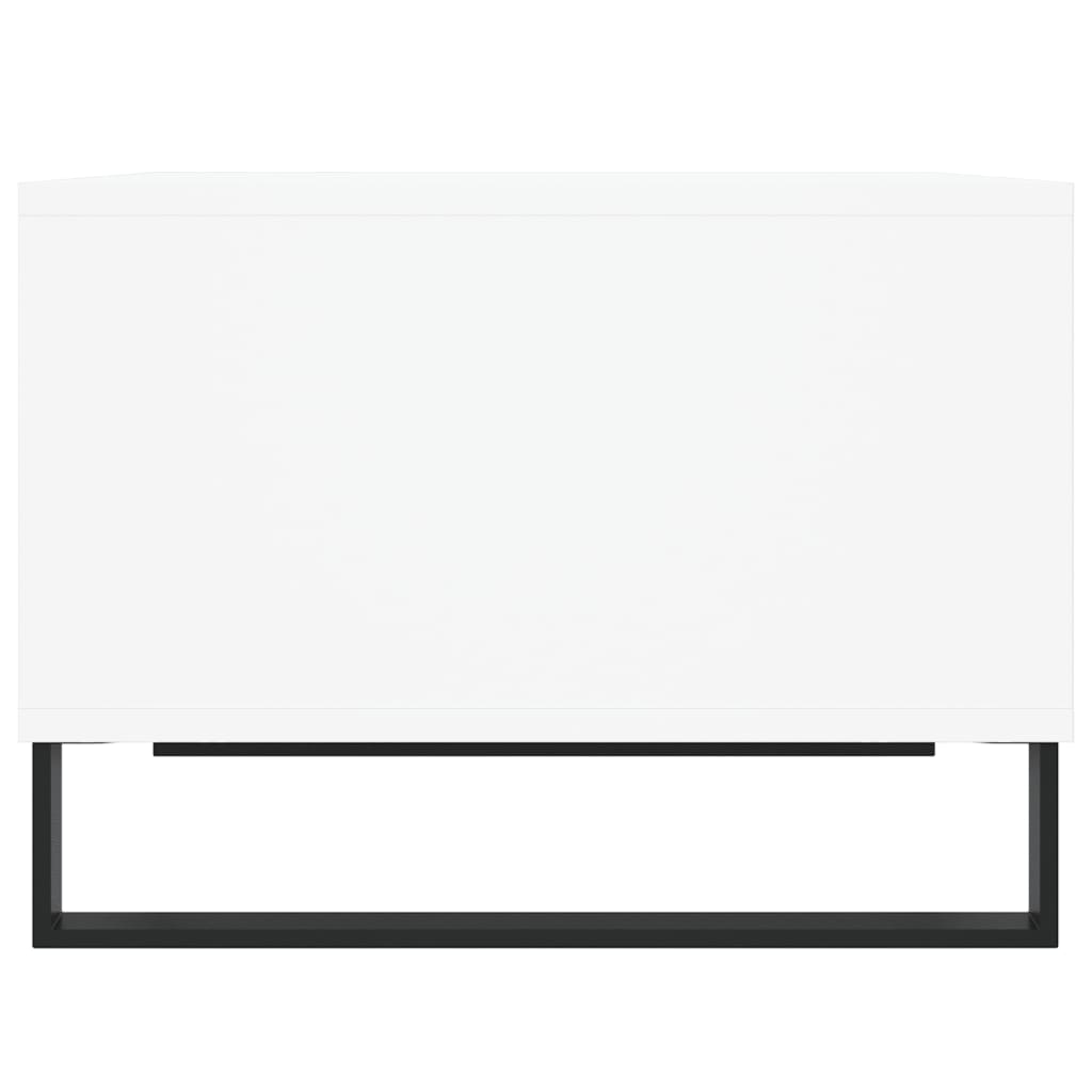 Tavolino da Salotto Bianco 60x50x36,5 cm in Legno Multistrato | homemem39