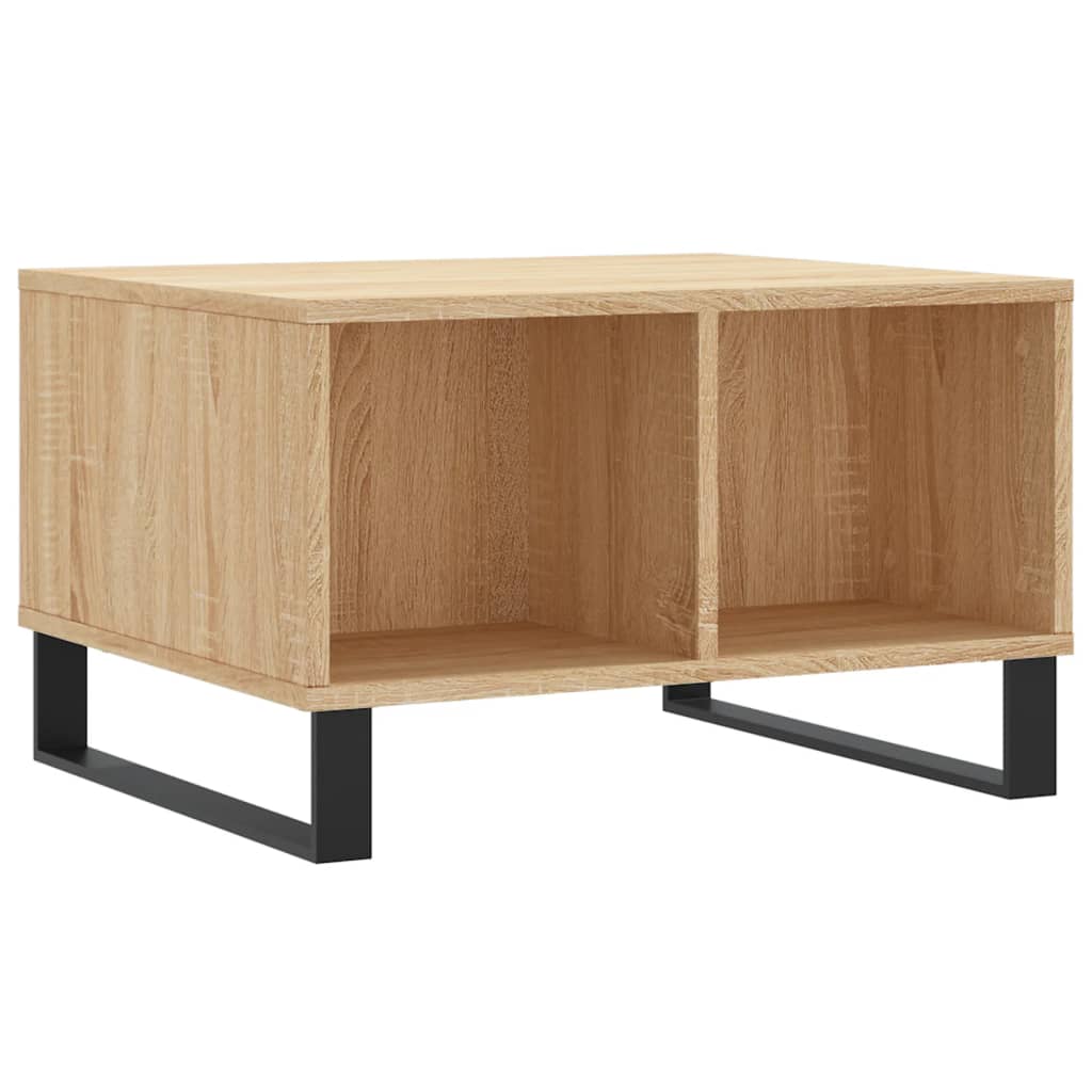 Tavolino Salotto Rovere Sonoma 60x50x36,5 cm Legno Multistrato | homemem39