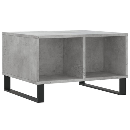 Tavolino Salotto Grigio Cemento 60x50x36,5 cm Legno Multistrato | homemem39
