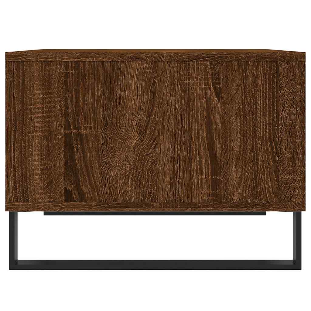 Tavolino da Salotto Rovere Marrone 60x50x36,5 cm in Multistrato