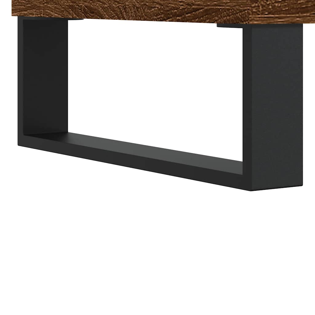 Tavolino da Salotto Rovere Marrone 60x50x36,5 cm in Multistrato | homemem39