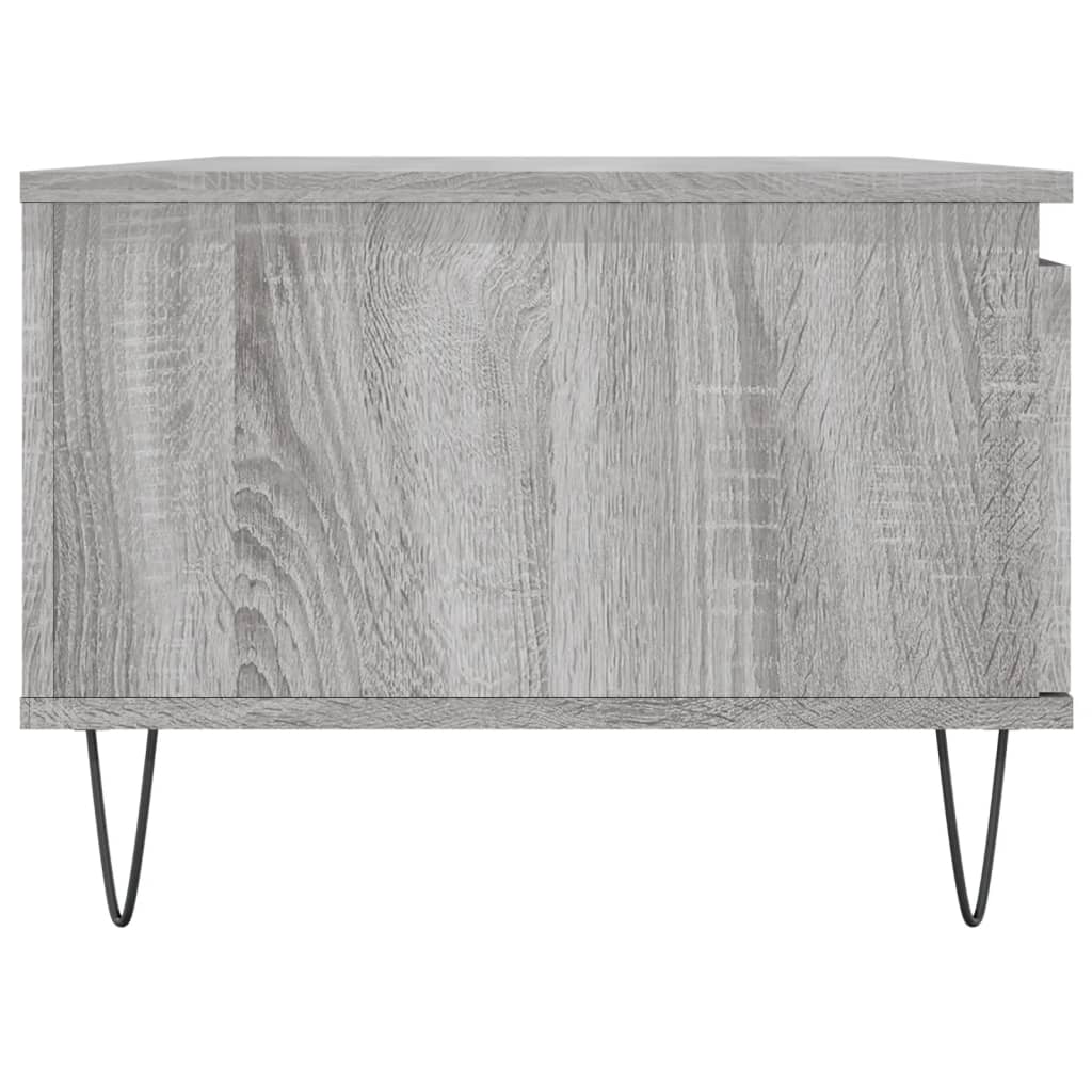 Tavolino Salotto Grigio Sonoma 90x50x36,5 cm Legno Multistrato | homemem39