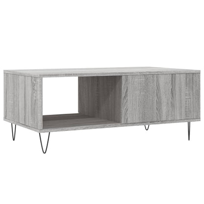 Tavolino Salotto Grigio Sonoma 90x50x36,5 cm Legno Multistrato | homemem39