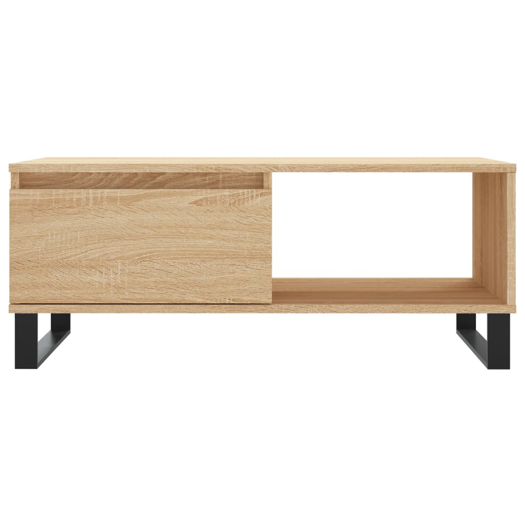 Tavolino Salotto Rovere Sonoma 90x50x36,5 cm Legno Multistrato | homemem39