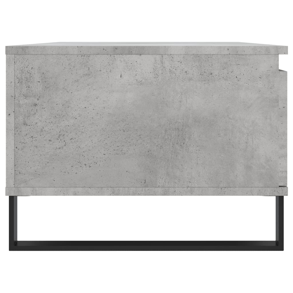Tavolino Salotto Grigio Cemento 90x50x36,5 cm Legno Multistrato | homemem39